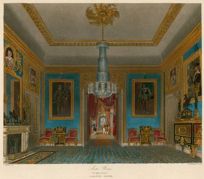 Antichambre, Carlton House, Londres, vue vers le nord - Charles Wild