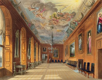 La salle de bal, château de Windsor, de 