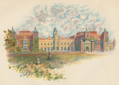 Hatfield House, Hertfordshire - Façade sud, vers 1890 - Charles Wilkinson