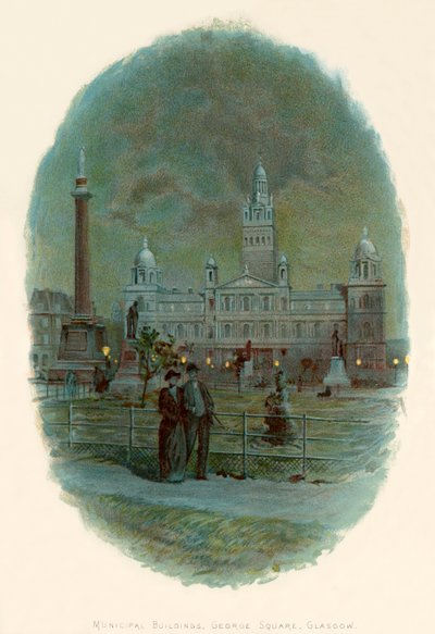 Bâtiments municipaux, George Square, Glasgow - Charles Wilkinson
