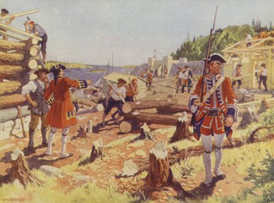 La Fondation de Halifax - Charles William (after) Jefferys