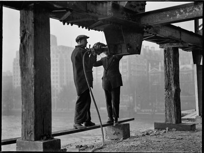 Démolition du pont de Waterloo, Lambeth, Greater London Authority, 1936 - Charles William Prickett
