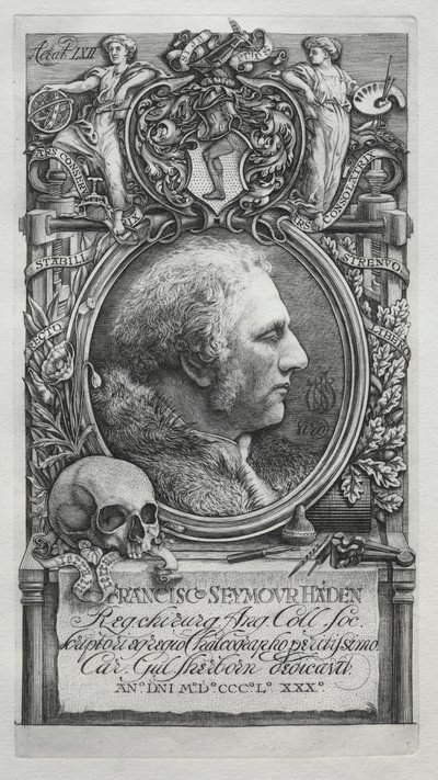 Hadeniana - Portrait de Sir Francis Seymour Haden - Charles William Sherborn
