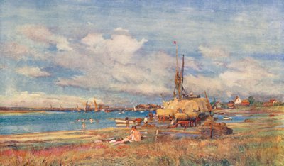 West Mersea, île de Mersea, Essex - Charles William Wyllie