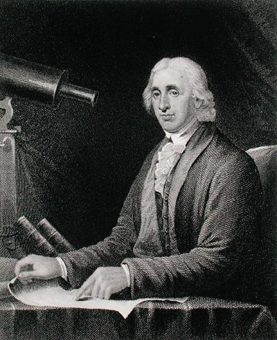 Portrait de David Rittenhouse (1732-96), gravé par James Barton Longacre (1794-1869) - Charles Willson (after) Peale
