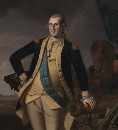 George Washington à la bataille de Princeton - Charles Willson (and workshop) Peale