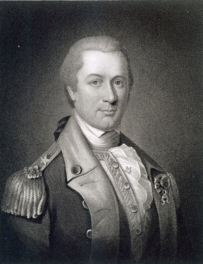 Général Otho Holland Williams (1749-94) gravé par James Barton Longacre (1794-1869) - Charles Willson Peale