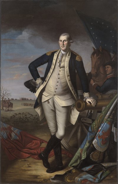 George Washington à la bataille de Princeton, 1781 - Charles Willson Peale