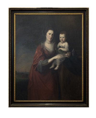 Mme Mary Norris Dickinson et sa fille - Charles Willson Peale