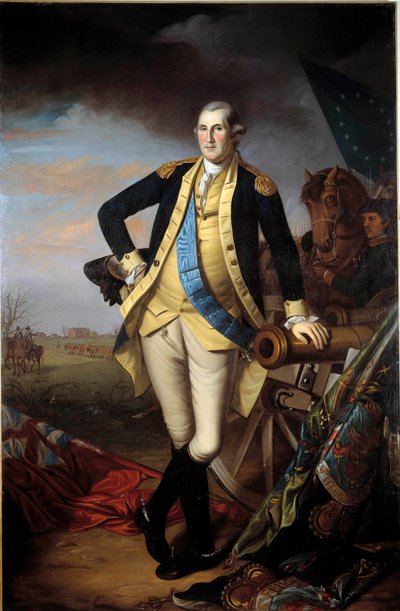 Portrait de George Washington après la bataille de Princeton - Charles Willson Peale