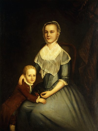 Portrait de Mme Arbuckle et son fils - Charles Willson Peale