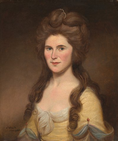 Rebecca Bryan White Mme John White, 1788 - Charles Willson Peale