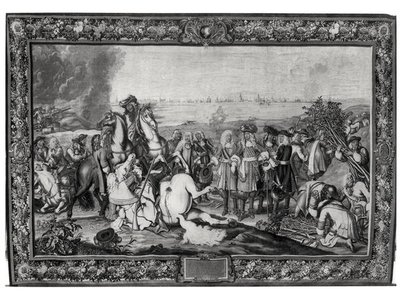 Louis XIV (1638-1715) au siège de Douai, juillet 1667, Atelier des Gobelins - Charles attr. to Le Brun