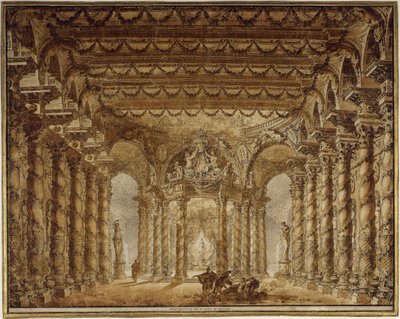 Décor de scène pour l