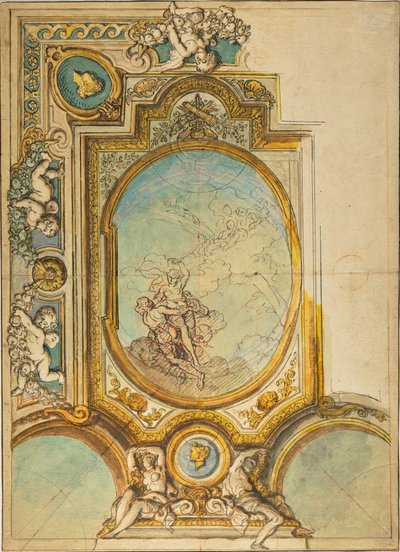 Études pour une décoration de plafond avec l