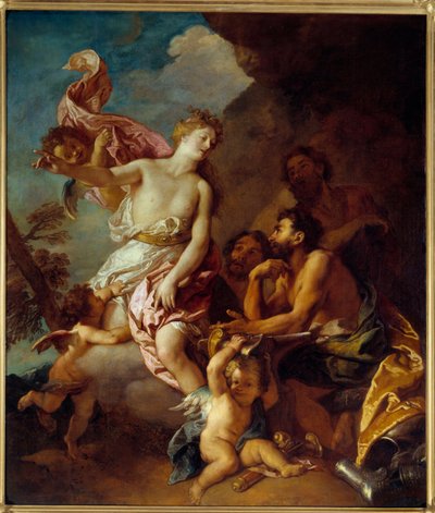 Vénus demande des armes pour Énée - Charles de la Fosse