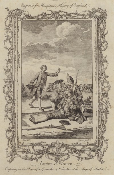 La mort du général Wolfe au siège de Québec - Charles the Elder Grignion