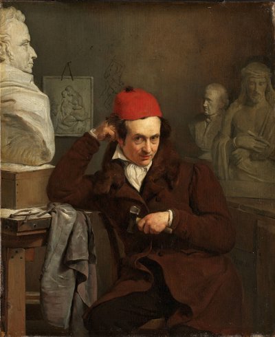 Portrait de Louis Royer (1793-1868), sculpteur - Charles van Beveren