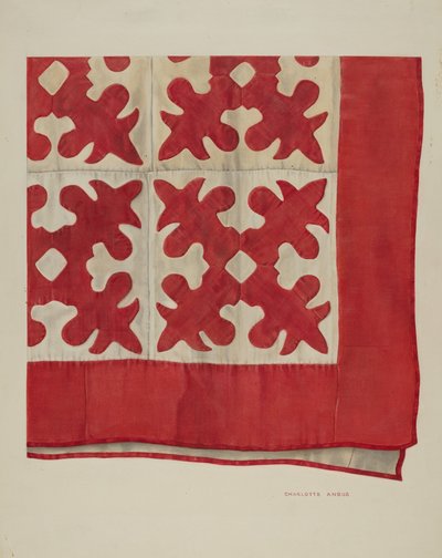 Courtepointe à motif de feuille de chêne - Charlotte Angus