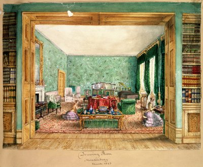 Le Salon à Meesdenbury, f13 de Un Album d