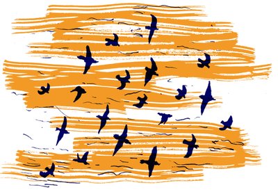 Oiseaux en vol - Charlotte Orr