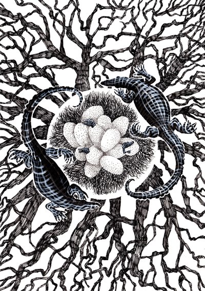 Œufs de crocodile, 2020 - Charlotte Orr