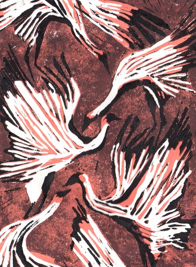 Flamants roses, 2021 - Charlotte Orr