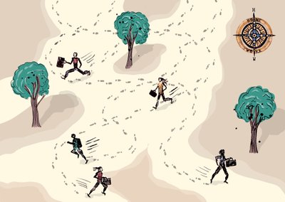 Courir au travail, 2013 - Charlotte Orr
