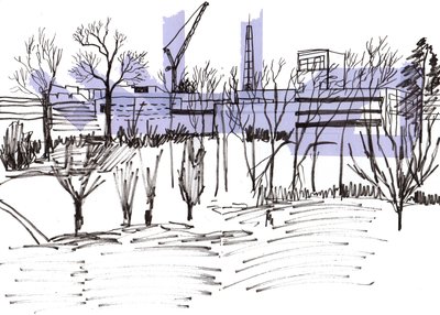 Paysage esquissé - Charlotte Orr