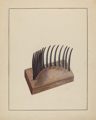 Peigne (pour usage agricole) - Charlotte Winter