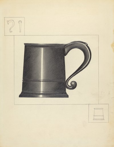 Chope en étain - Charlotte Winter
