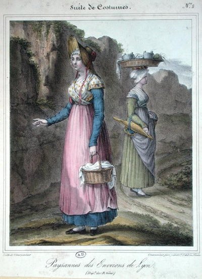 Costumes paysans de la région de Lyon - Charpentier