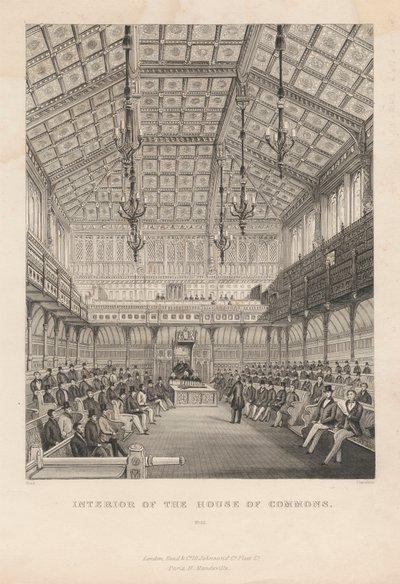 Intérieur de la Chambre des communes - Chavane