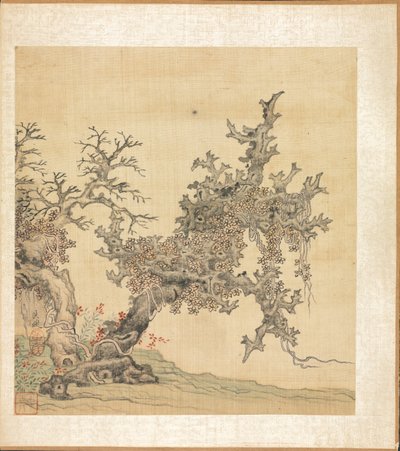 Un arbre ancien - Chen Hongshou