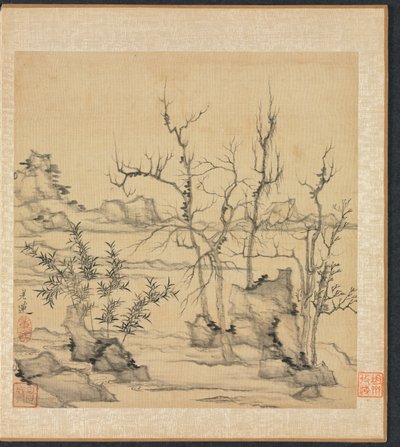 Paysage dans le style de Ni Zan - Chen Hongshou