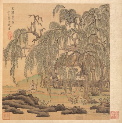 M. Cinq Saules (Wuliu), Tao Yuanming - Chen Hongshou