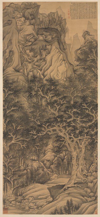 La Montagne des Cinq Cataractes - Chen Hongshou
