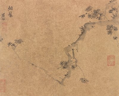 Une branche de prunier, dynastie Ming, vers 1580-1639 - Chen Jiru