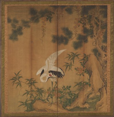 Grue et pin - Chen Zhaofeng
