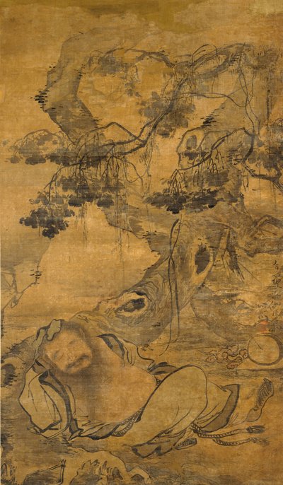 Immortel ivre sous un vieil arbre, début du 16ème siècle - Chen Zihe