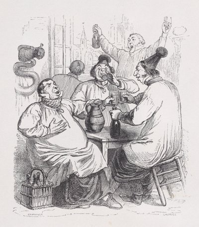 Les Chanteurs de la paroisse des Œuvres complètes de Béranger, 1836 - Cherrier