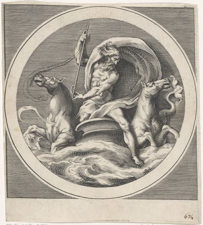 Neptune, Dieux et déesses (copies) (série) - Cherubino Alberti (possibly)
