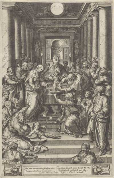 Circoncision du Christ - Cherubino Alberti