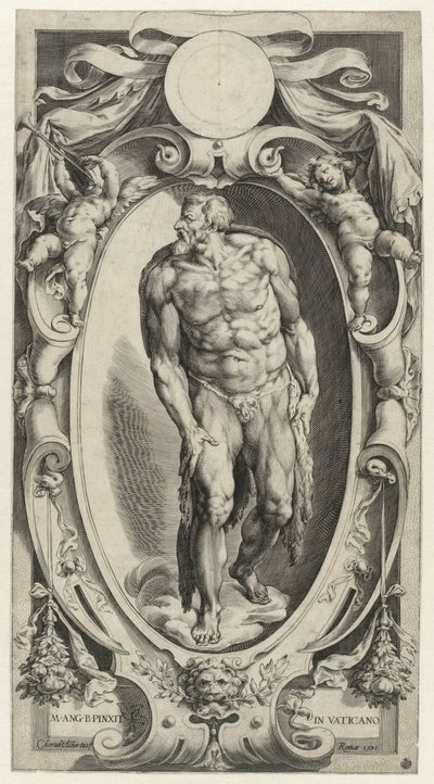 Jean-Baptiste dans une cartouche - Cherubino Alberti