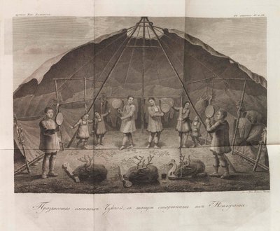 Illustration des Voyages du capitaine Billings à travers la Tchoukotka... par Gavriil Sarychev - Chesky