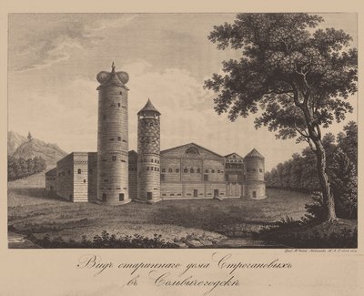 Ancienne maison de la famille Stroganov à Solvychegodsk, 1842 - Chessky