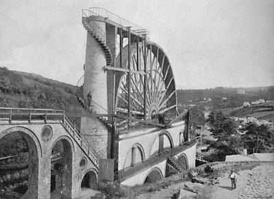Roue de Laxey, Île de Man, vers 1896 - Chester Vaughan