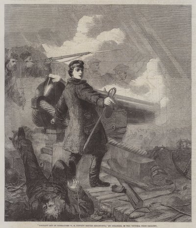 Acte galant du Commandant W N Hewett devant Sébastopol - Chevalier Louis William Desanges