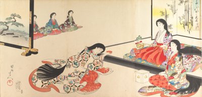 Album de femmes du château de Chiyoda, 1895 - Chikanobu Yoshu