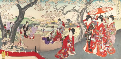 Album de femmes du château de Chiyoda - Chikanobu Yoshu